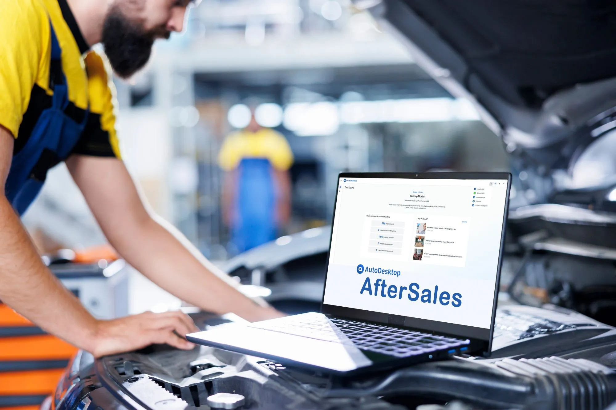 AutoDesktop Aftersales produktside - miljøfoto