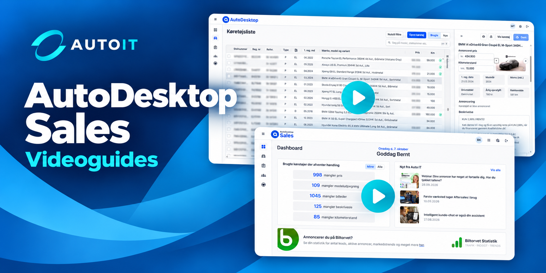 Videoguides til AutoDesktop Sales2