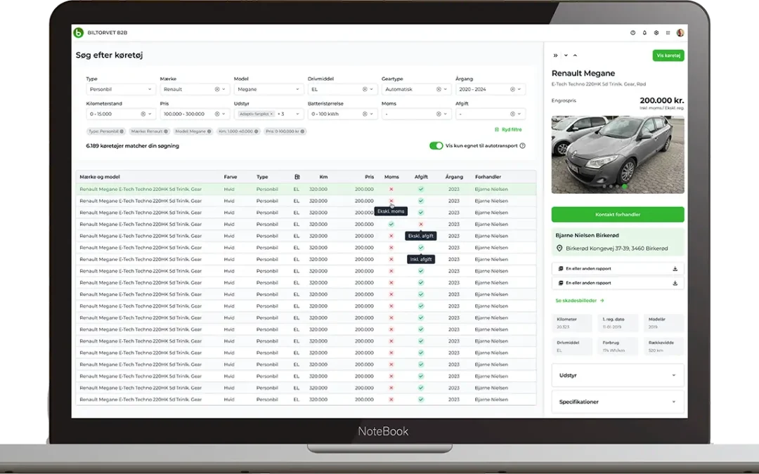 Biltorvet introducerer ny markedsplads for engros-biler