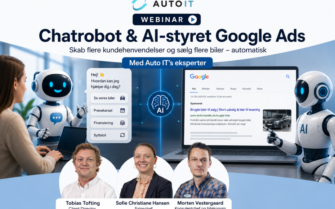 Gratis webinar:  AI-værktøjer bilsælgere ikke kan undvære